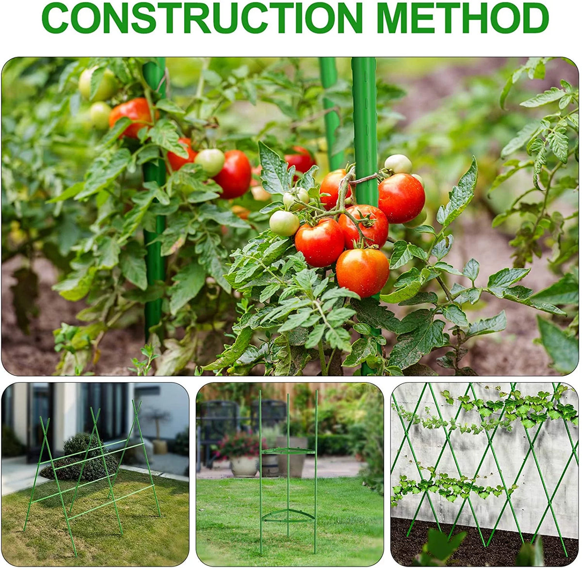 4ft Sturdy Plant Support Stakes, Pack of 30 N8876