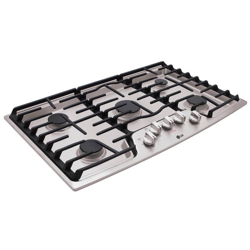 36 in. 5 Burner Stainless Steel Gas Cooktop Z6038