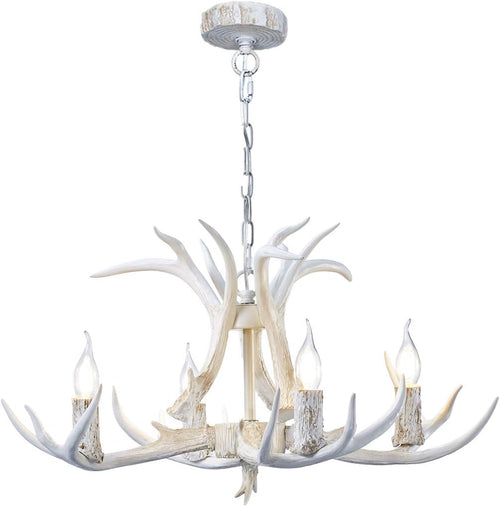 4 Lights Resin Deer Chandelier X32401