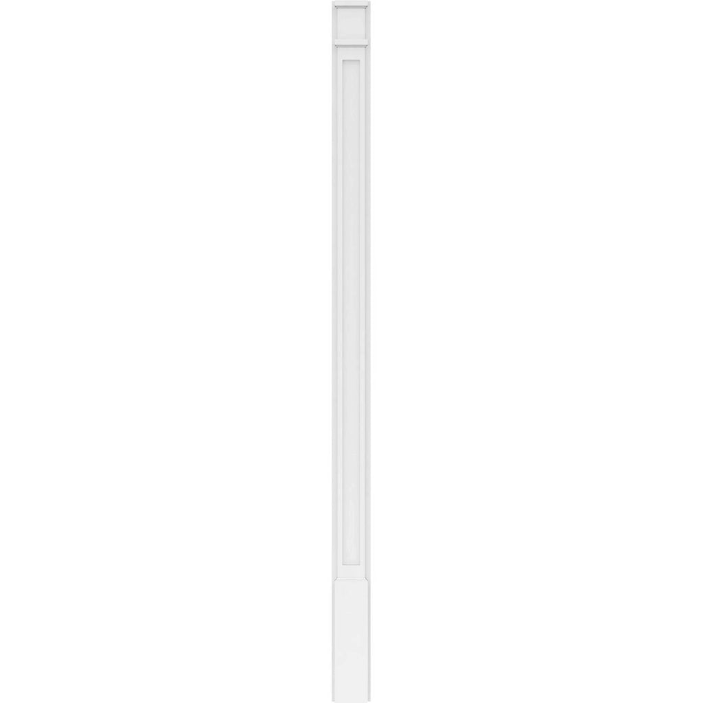 Flat Panel PVC Pilaster with Decorative Capital & Base (Pair) H18872