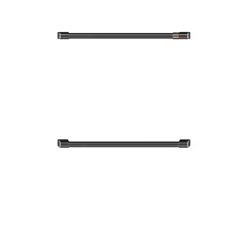 Brushed Black Double Wall Oven Handles Kit P335578