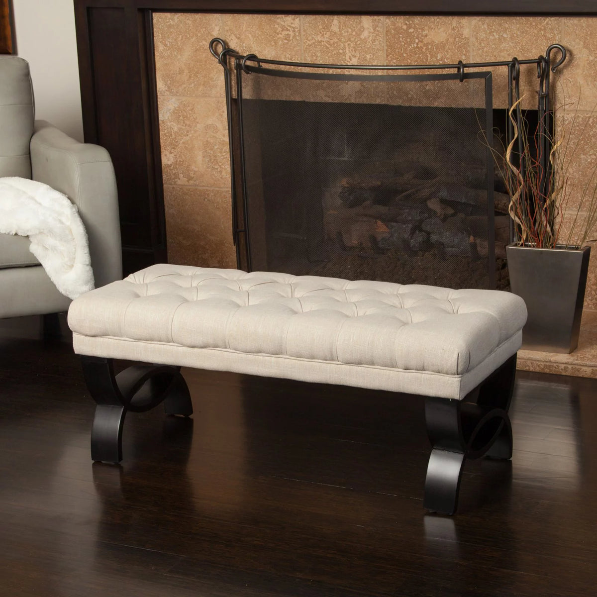 Upholstered Entryway Bench T3062