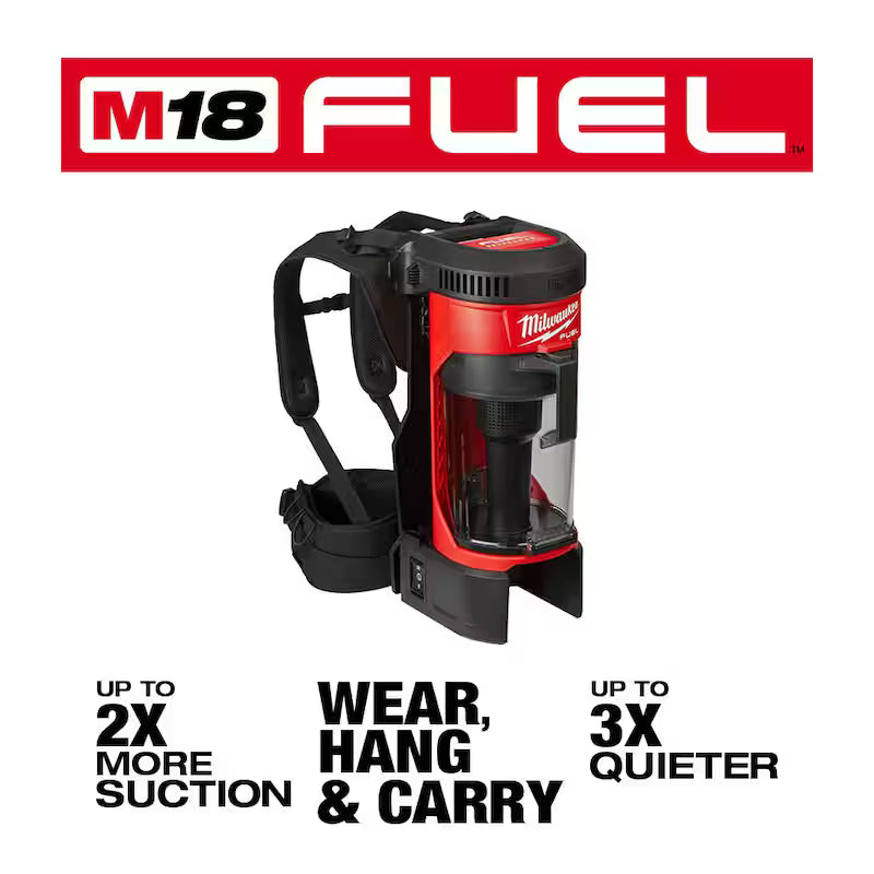 18-Volt Lithium-Ion Brushless Cordless 3-in-1 Backpack Vacuum with HEPA Filter K5940