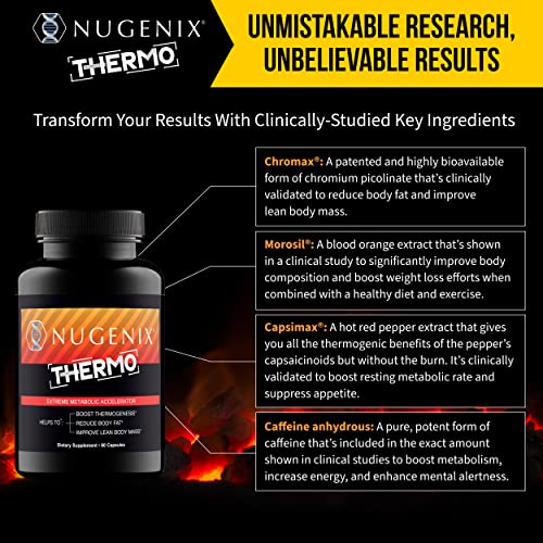 Thermogenic Fat Burner Supplement Pills 42 Count N120