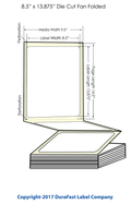 Matte Paper Labels 850/Carton A852