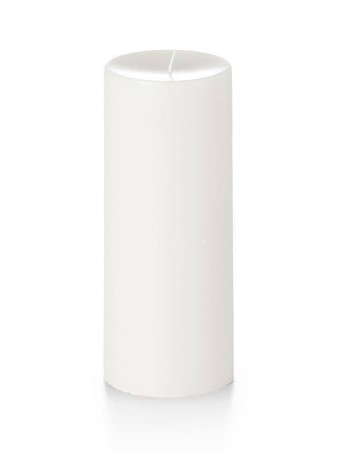 4x10 Unscented Column Pillar Candles, White Y8775