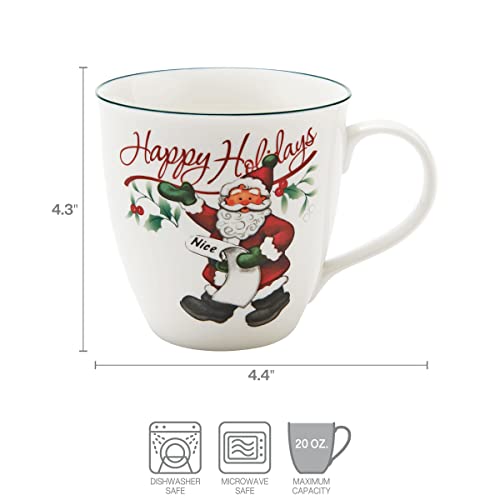 Porcelain Mug Set of 2, 20 oz E10289