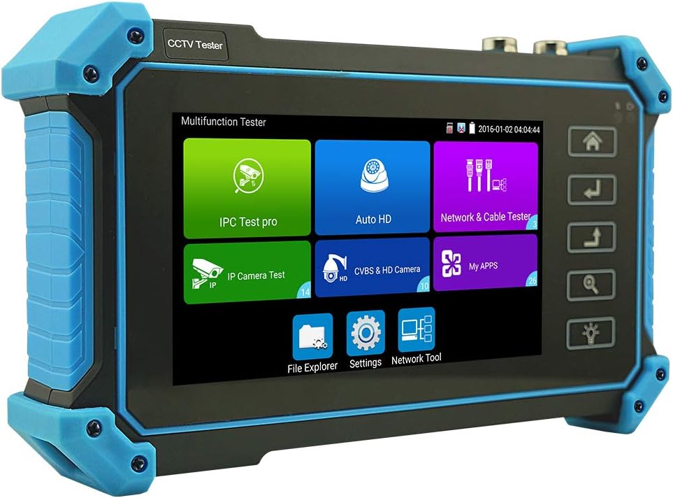 5 in 1 CCTV Tester Camera Tester IP Coaxial High-Definition POE HDMI Input E5054