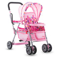 Pink Dot Folding Tandem Stroller W906