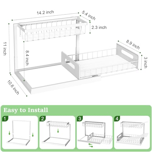 2 Pack Pull Out Under Sink Organizer N25880