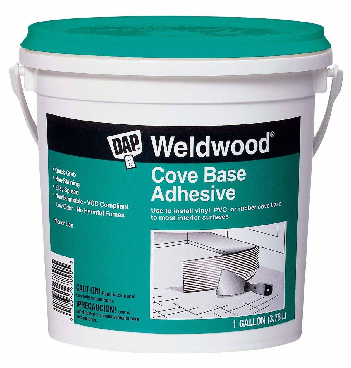 Off-White Cove Base Adhesive F418826