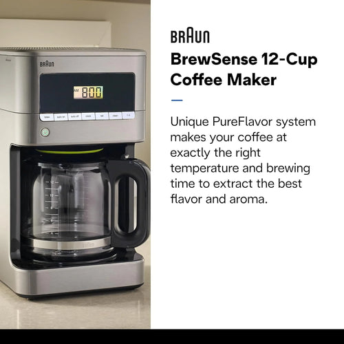12-Cup Stainless Steel Drip Coffee Maker C574069
