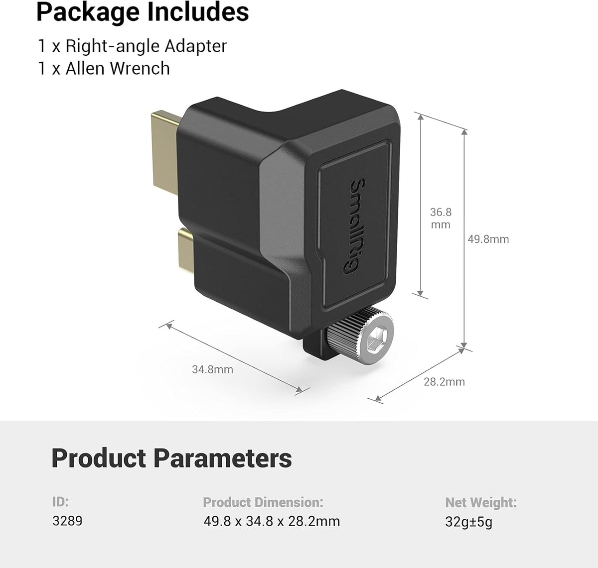 HDMI & USB-C Right-Angle Adapter Z40465