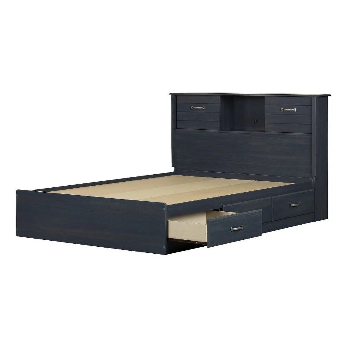 Full Storage Bed and Bookcase Headboard Set Y264760