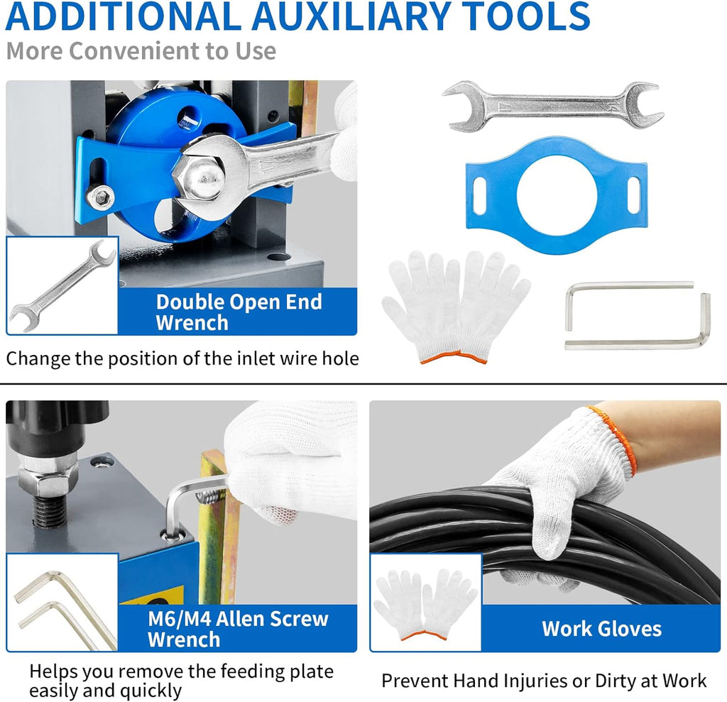 Manual Wire Stripping Machine with Hand Crank N12169