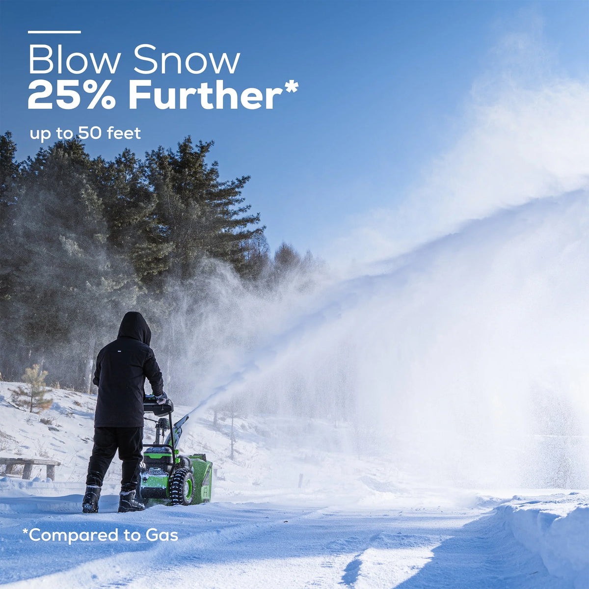 60V Cordless Brushless Two-Stage Snow Blower with 8.0Ah Batteries & Charger S534061