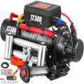 12500lb 12V Electric Winch with 65ft Steel Cable N639198