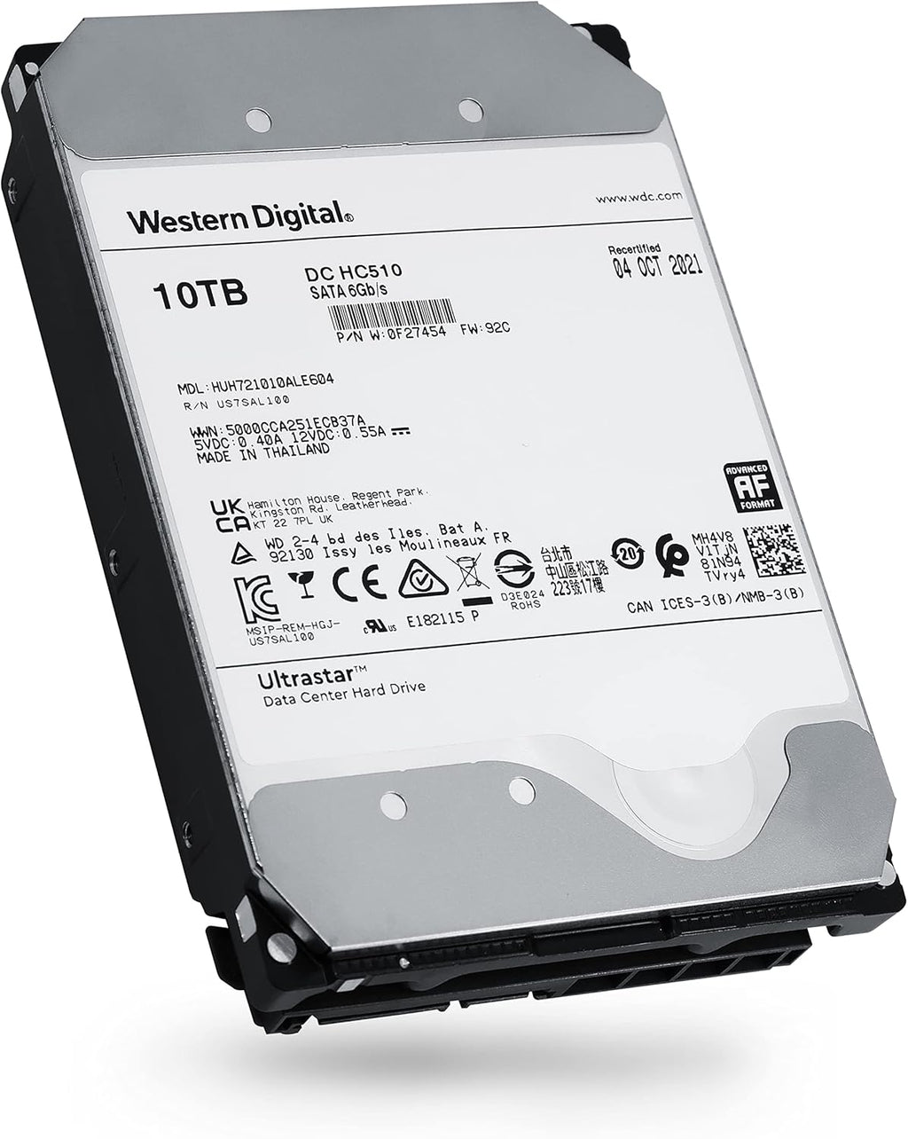 10TB SATA 6Gb/s 7200 RPM 3.5-Inch Enterprise Hard Drive U9980