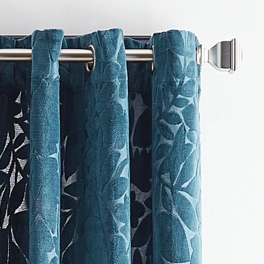 Velvet 2 Piece Light Filtering Curtain Set Z5406