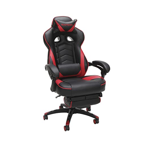 Grey Fabric Gaming Chair with Footrest B7348