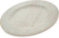11x22 Buff Round Melamine Plate Z528
