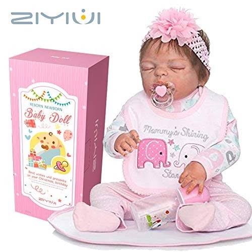 Full Body Silicone Vinyl Reborn Baby Girl Doll R286893