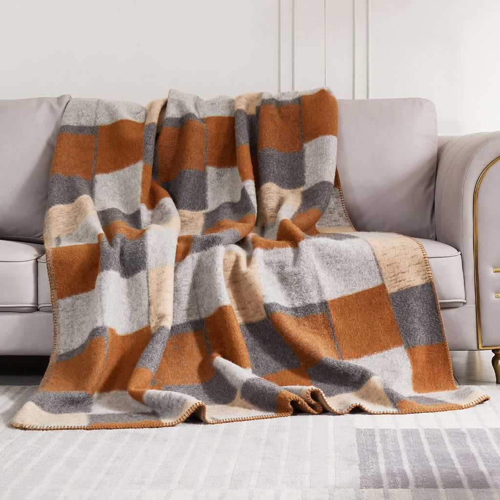 Merino Wool 60×80Inches Throw Blanket J84061