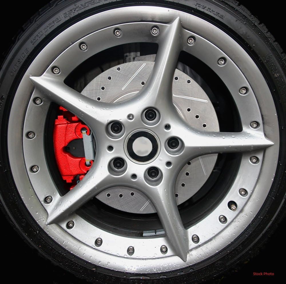 Red Semi-Loaded Calipers and Hardware Brake Kit G78784
