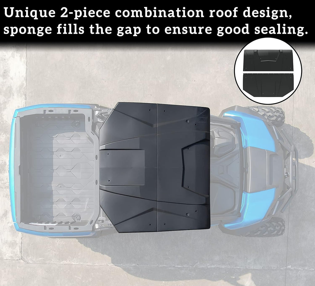 2-piece Combination Hard Roof Top Sun Visor T26221