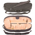 Half Moon 1/2 Violin Case with Tan Velour Interior Q48178