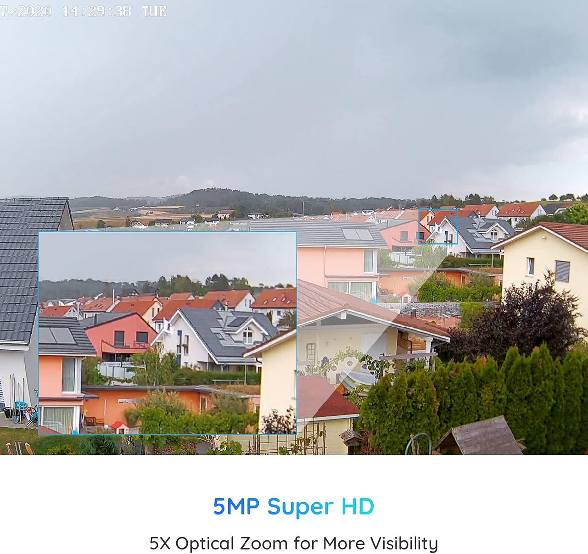 5MP PTZ Outdoor Security Camera System N32514