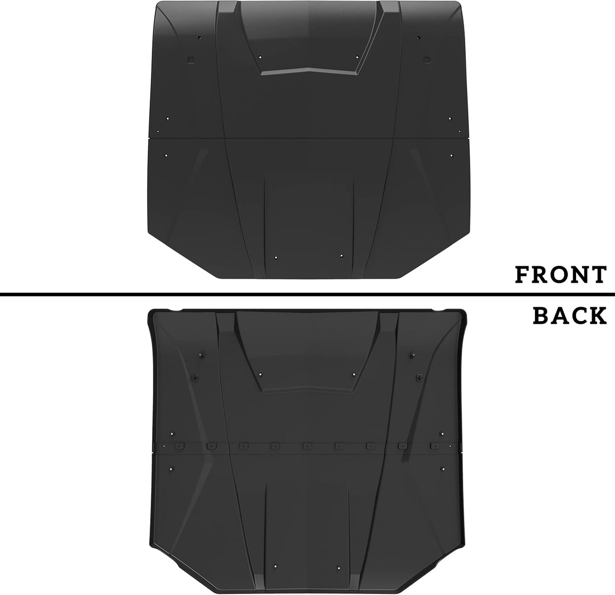 2-piece Combination Hard Roof Top Sun Visor T26221