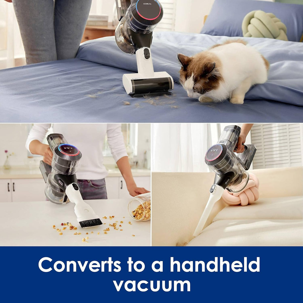 Cordless Stick Vacuum 22KPA Lightweight Handheld O3936