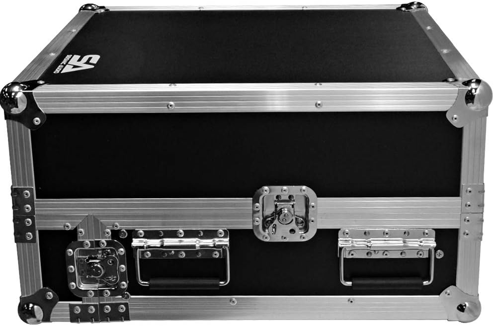 2 Space ATA Rack Case with 10U Mixer Top and Laptop Shelf T34133