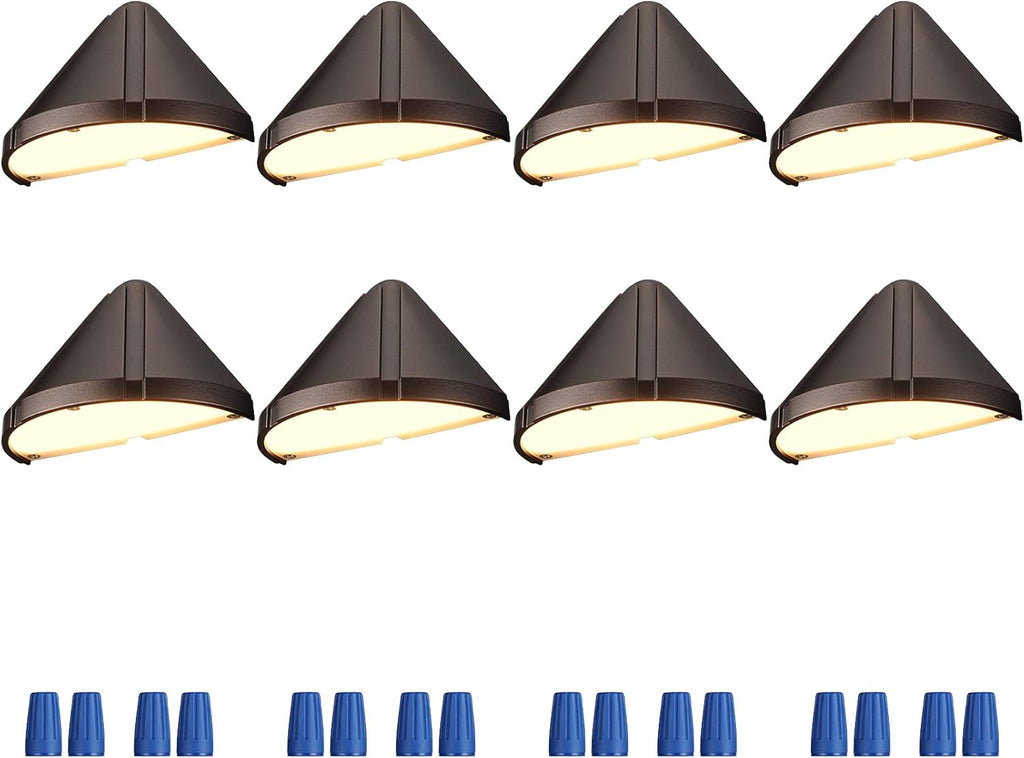 8-Pack 12V Low Voltage Deck Lights T498