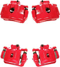 Red Semi-Loaded Calipers and Hardware Brake Kit G78784