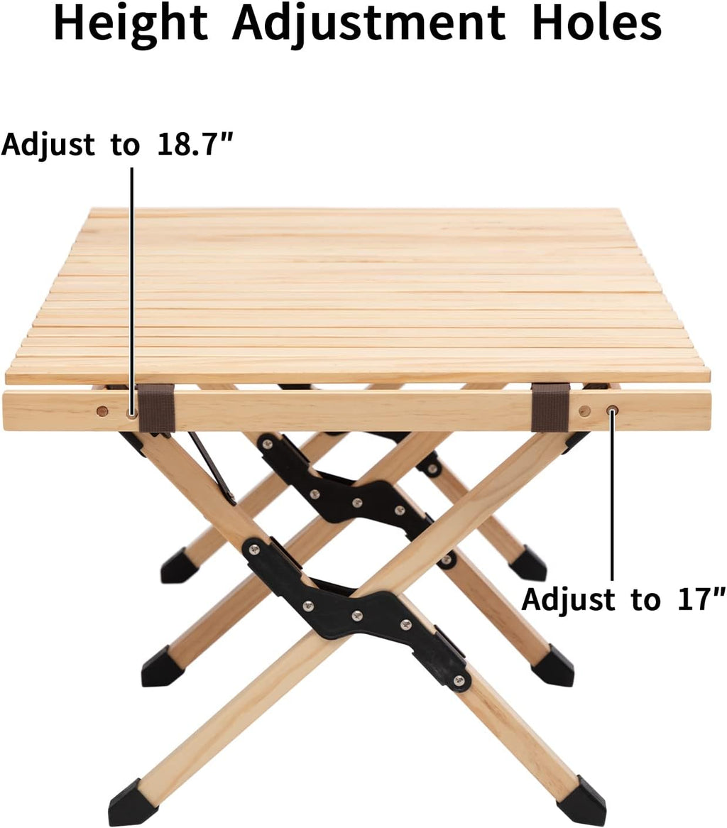 3 FT Folding Short Table with 2 Adjustable Height C537