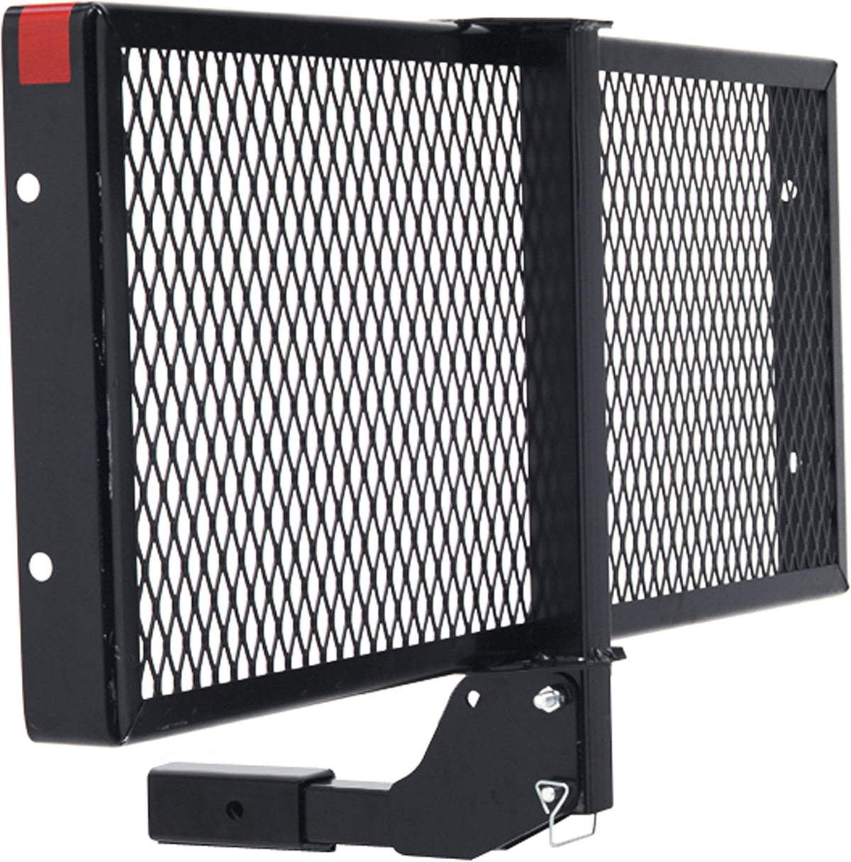 Black Hitch Mounted Folding Cargo Carrier V554751