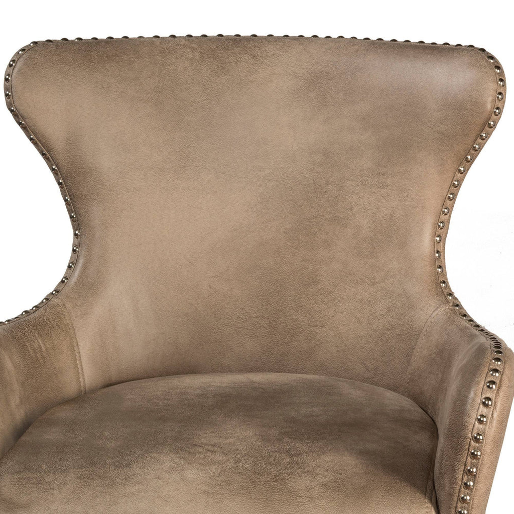 Rustic Gray Swivel Counter Stool D3378