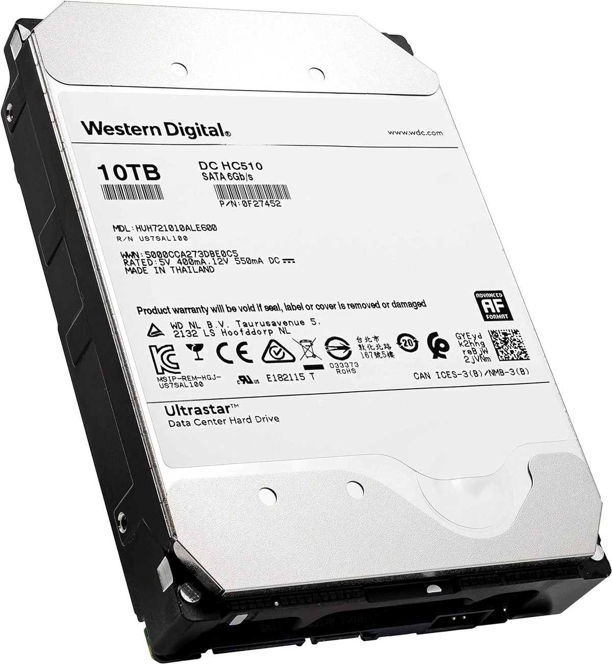10TB SATA 6Gb/s 7200 RPM 3.5-Inch Enterprise Hard Drive U9980