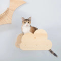 Natural Wood Cat Shelves L727988