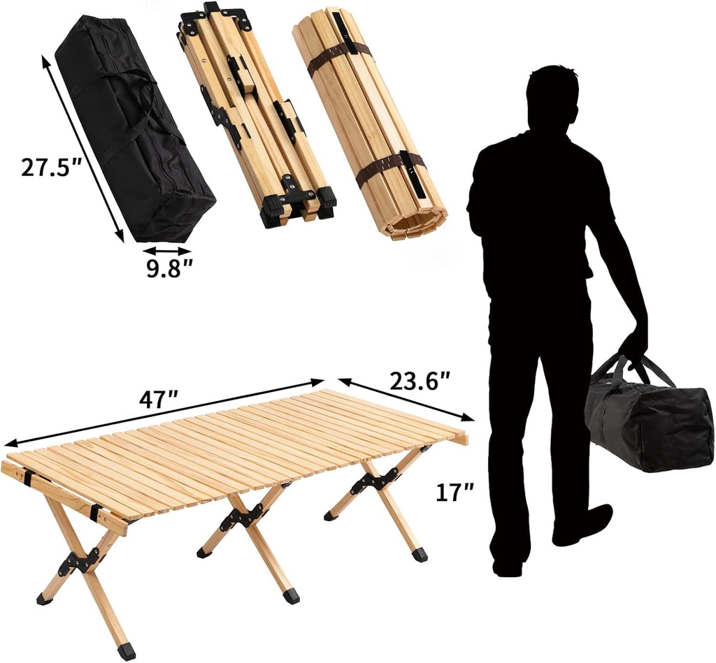 3 FT Folding Short Table with 2 Adjustable Height C537