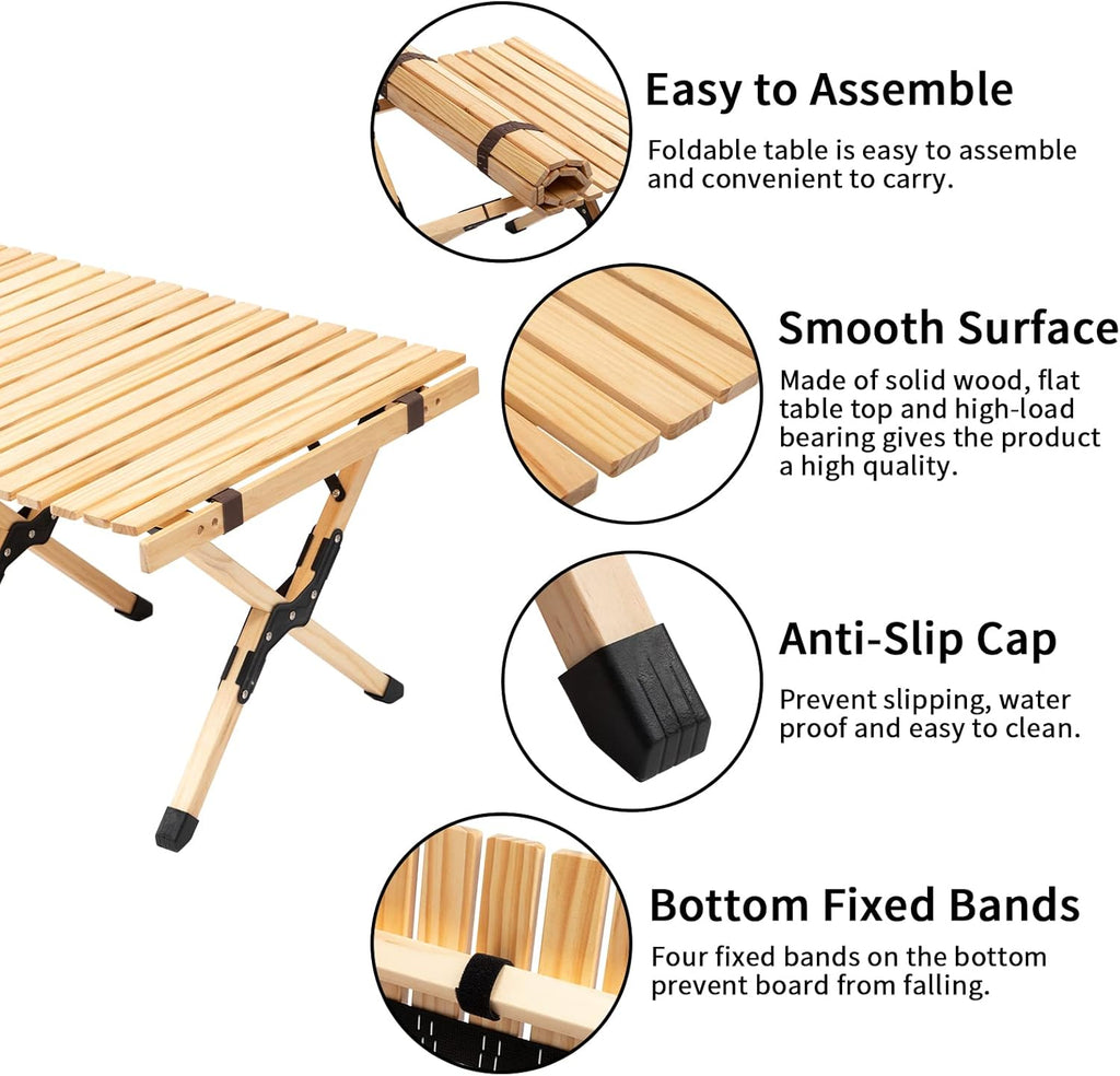3 FT Folding Short Table with 2 Adjustable Height C537