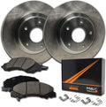 Max Brakes Premium OE Rotors with Carbon Ceramic Pads L45007