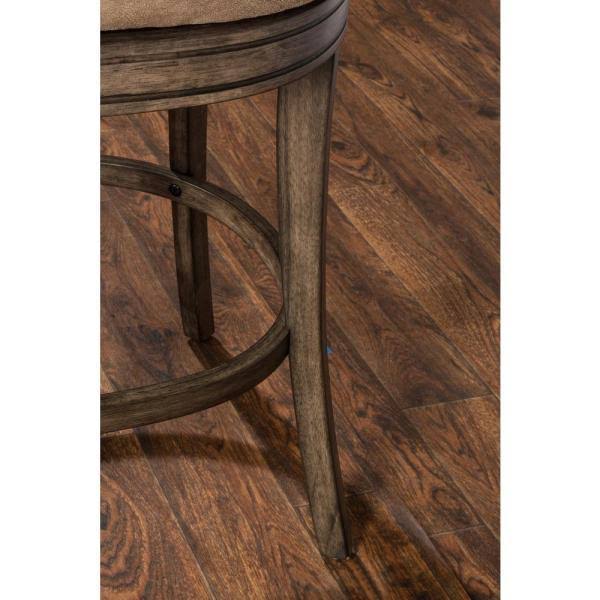 Rustic Gray Swivel Counter Stool D3378