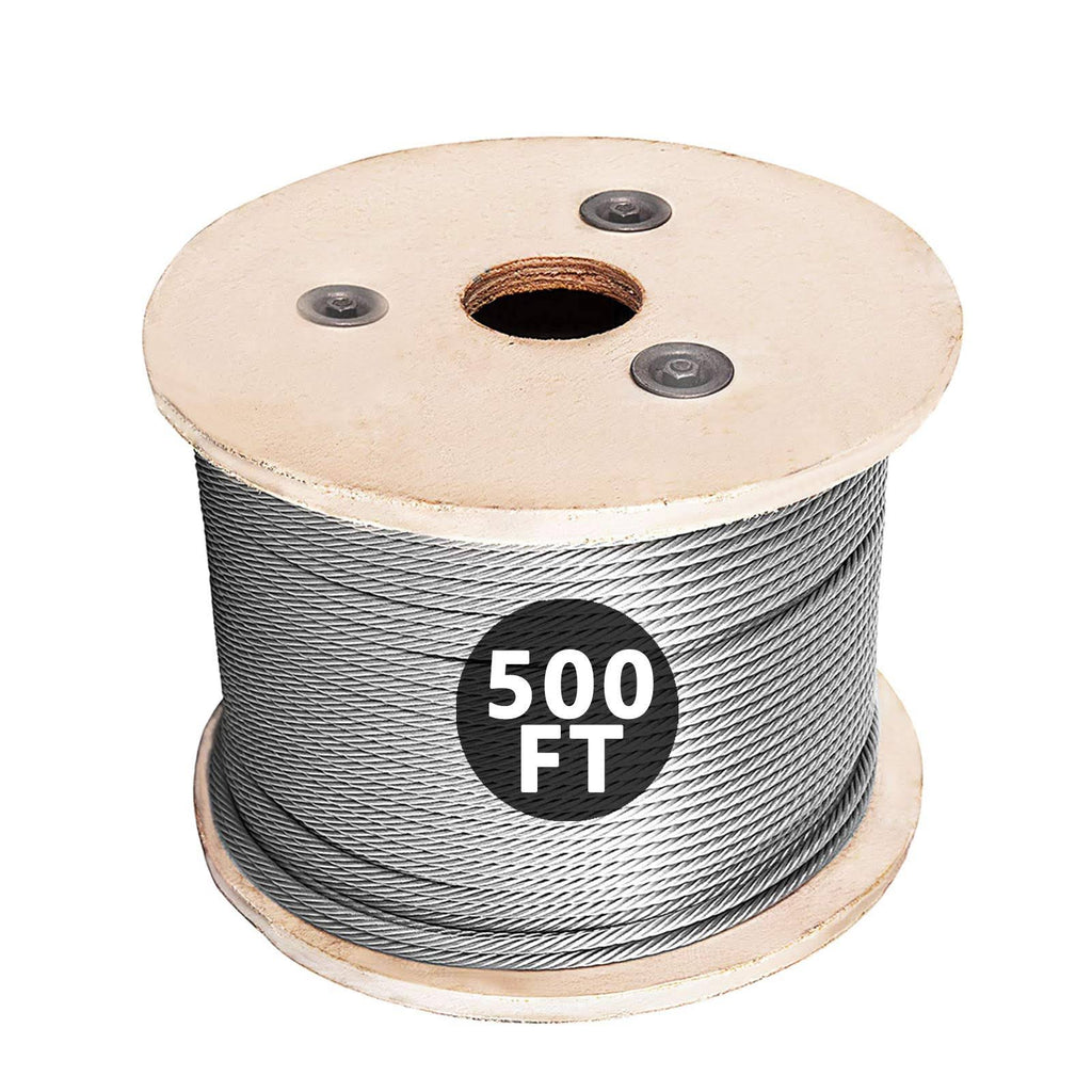 500ft 1/8' T316 Stainless Steel Cable M957431