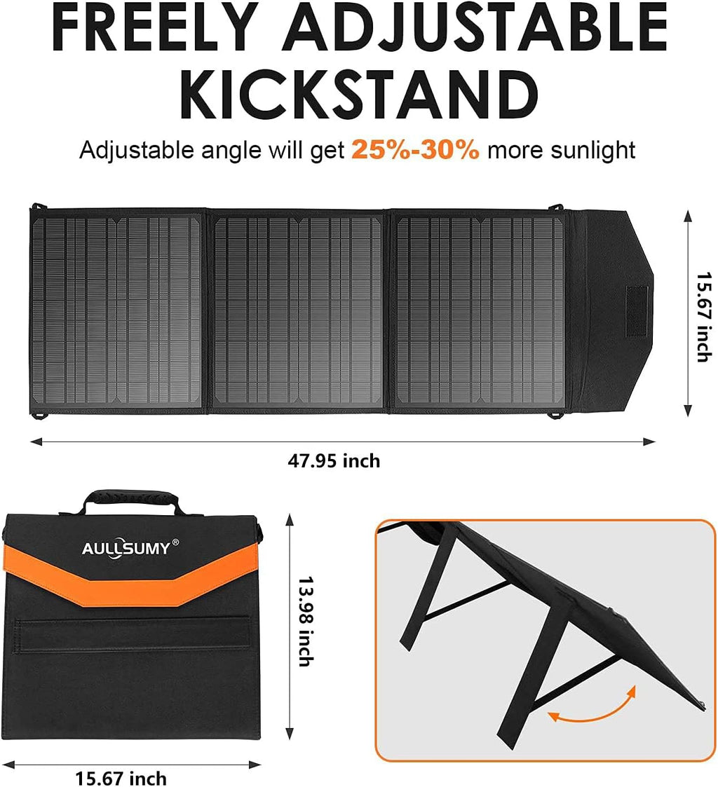 60W Portable Foldable Solar Panel X825754