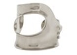 Ferragamo Large Sculptural Cutout Bracelet Silver