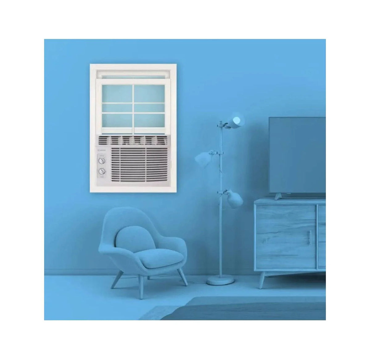 5,000 BTU Window Air Conditioner with Manual Controls, White R870