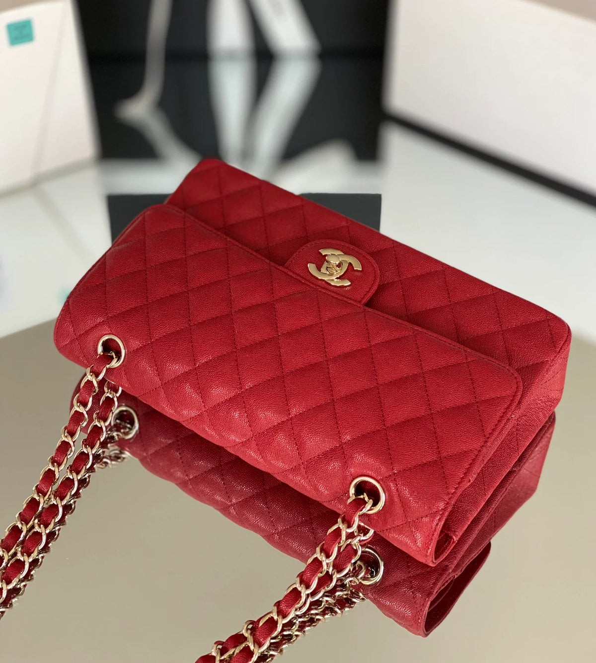 Red 26cm Handbag L9567